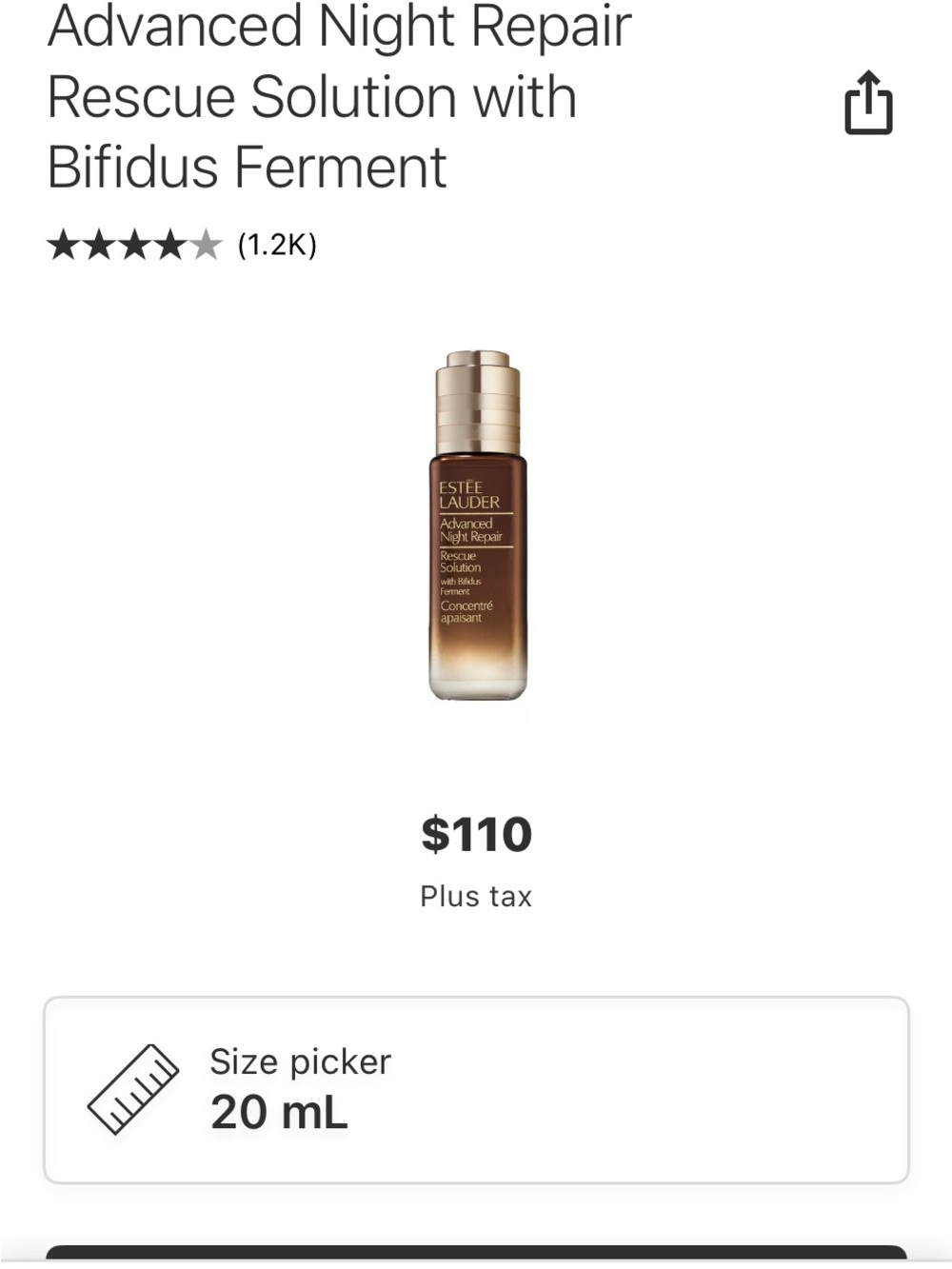 4/39$ Estée Lauder Advanced Night Repair Rescue Solution - Picture 3 of 3